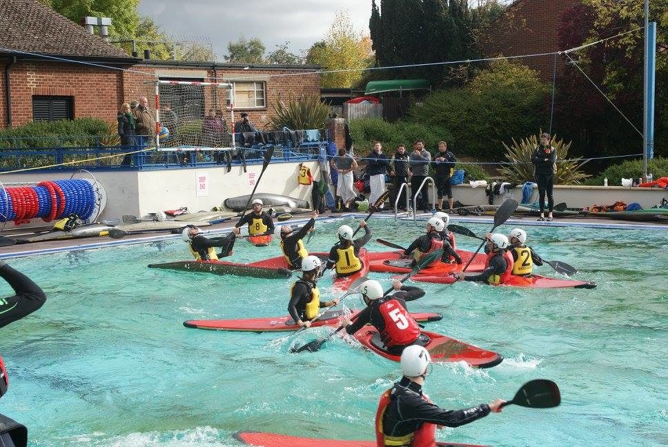 Cherwell A playing Bridgend in National Division 2 at Woodgreen pool in Banbury